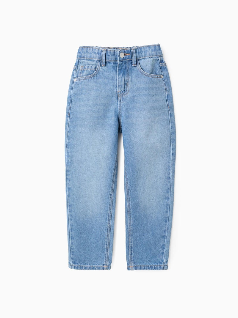 Pantalon en Jean en Coton Bleu clair - Kiabi