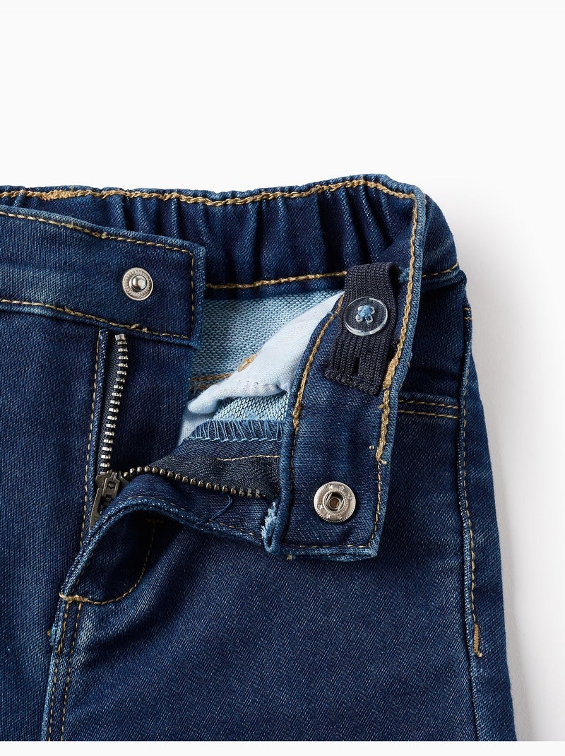 Pantalon en Jean Flare en Comfort Denim Bleu Bleu - Kiabi