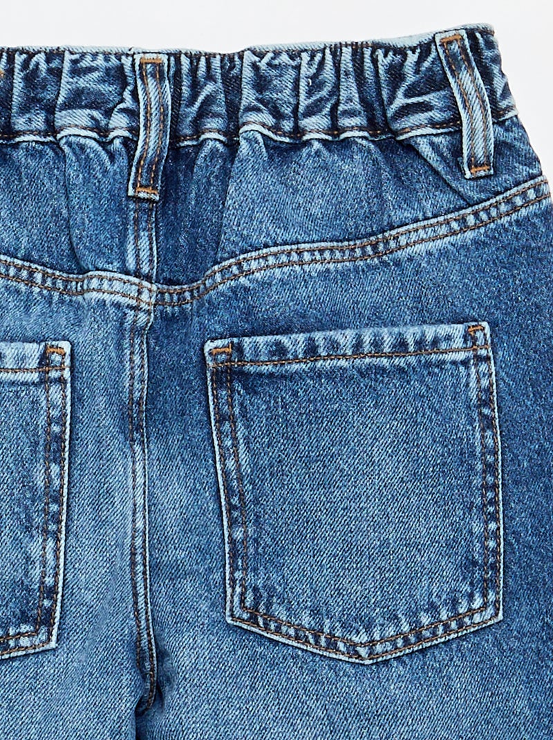 Pantalon en jean large Bleu - Kiabi