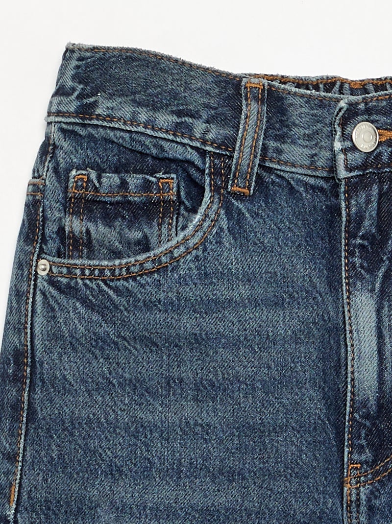 Pantalon en jean large Bleu - Kiabi