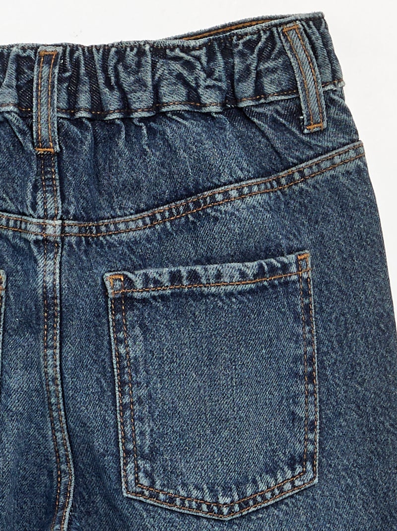 Pantalon en jean large Bleu - Kiabi
