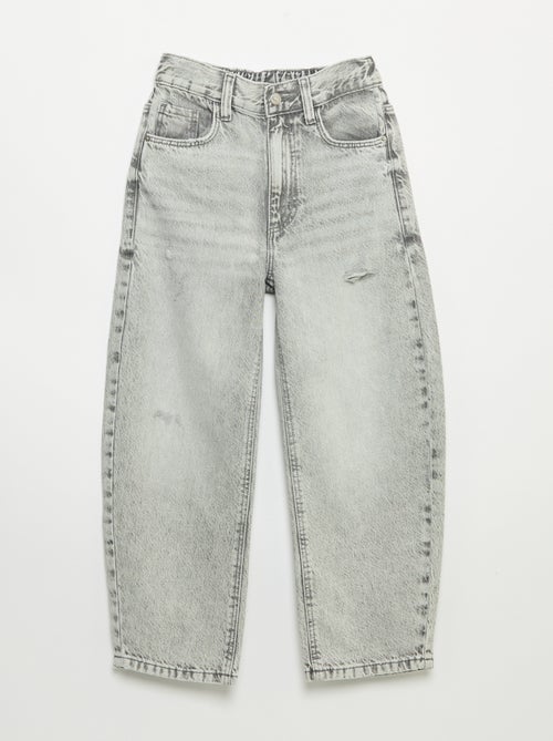 Pantalon en jean large - Kiabi