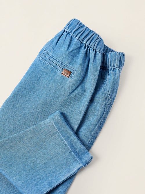 Pantalon en Jean Léger en Coton - Kiabi