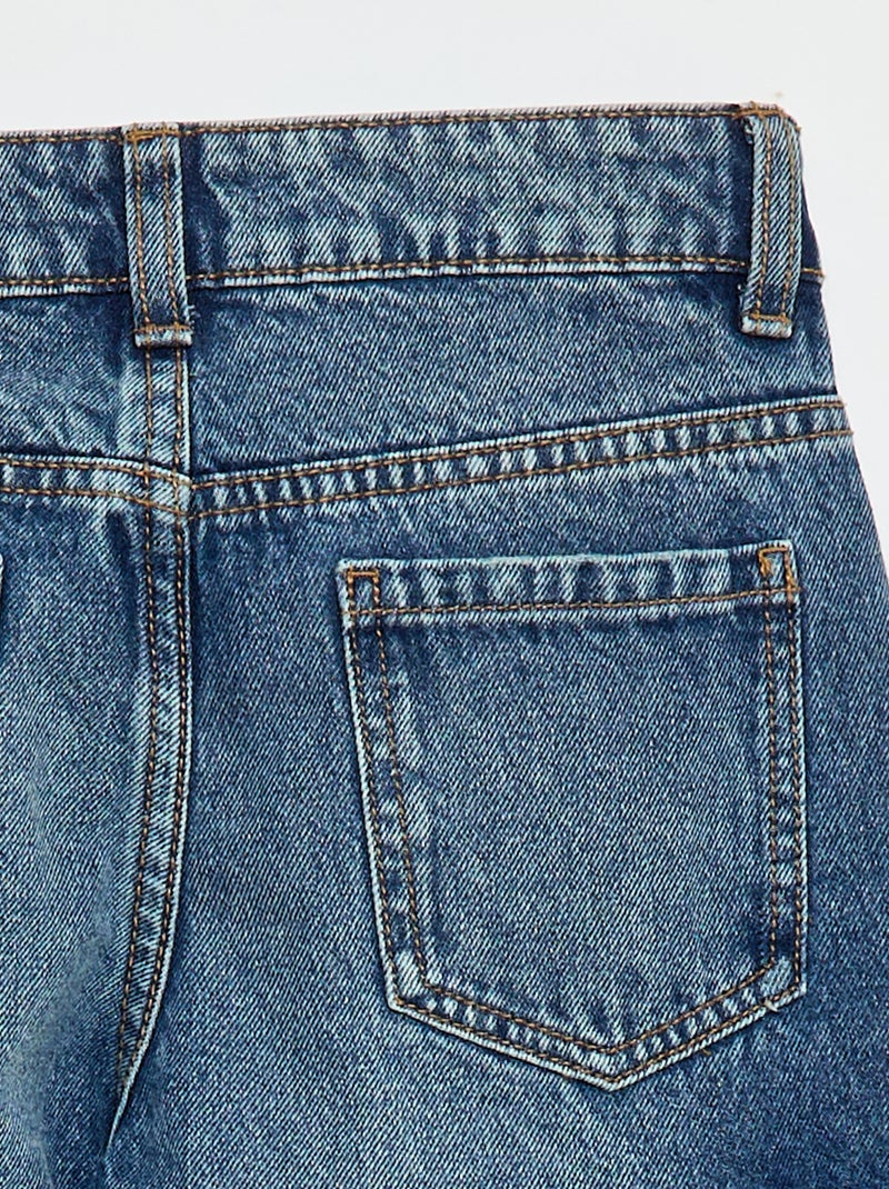 Pantalon en jean multipoches Bleu - Kiabi