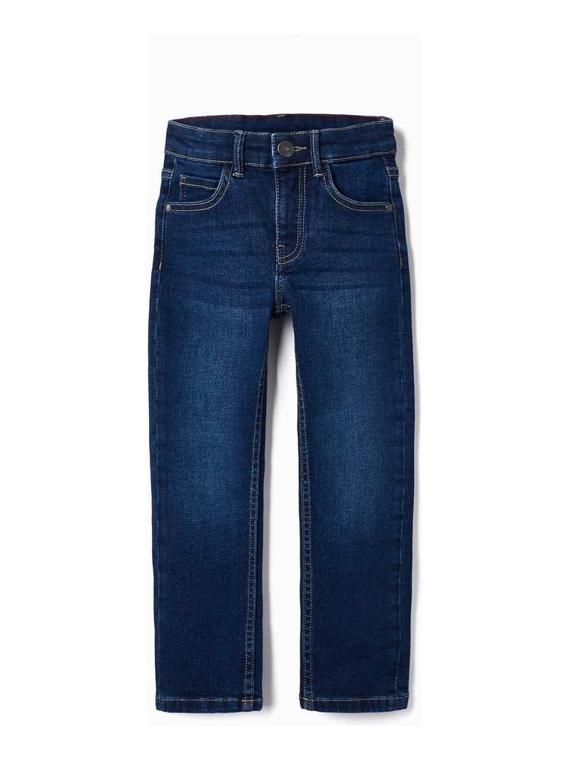 Pantalon en jean Skinny Fit pour garçon   ACE CLUBS Bleu - Kiabi