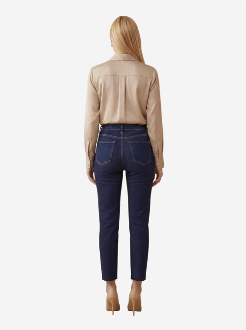 Pantalon en jean skinny taille haute avec fermeture éclair my fashion - Kiabi Pantalon en jean skinny taille haute avec fermeture éclair my fashion - Kiabi