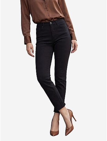 Pantalon en jean skinny taille haute avec fermeture éclair my fashion
