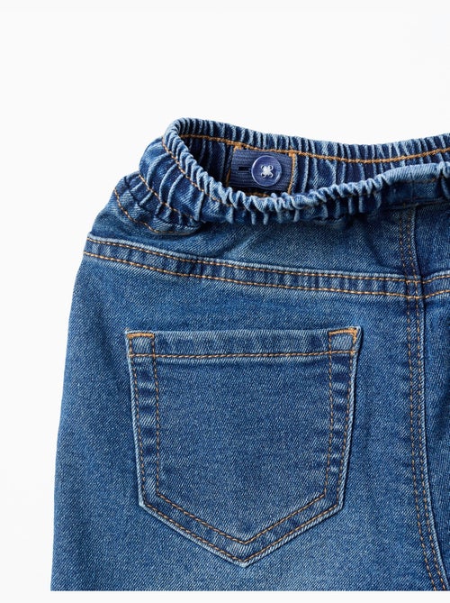 Pantalon en jean slim à cordon - Kiabi Pantalon en jean slim à cordon - Kiabi