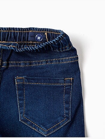 Pantalon en jean slim à cordon