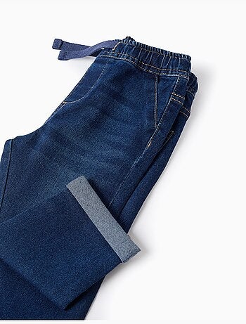 Pantalon en jean slim à cordon