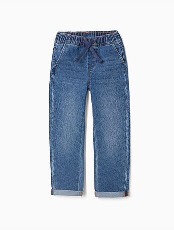 Pantalon en jean slim avec cordon de serrage