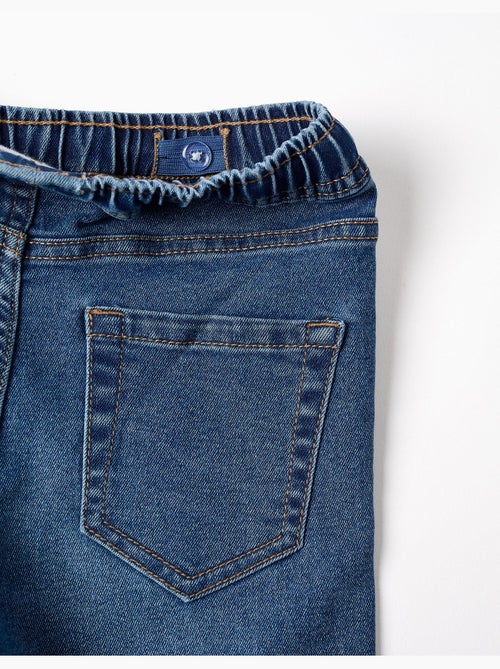 Pantalon en jean slim avec cordon de serrage - Kiabi