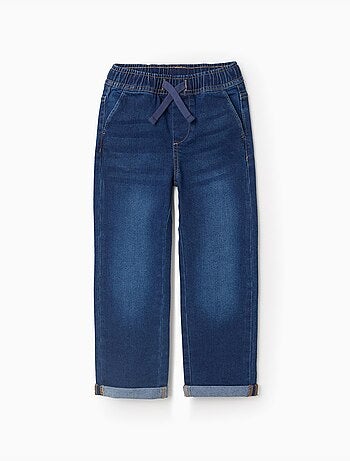 Pantalon en jean slim avec cordon de serrage