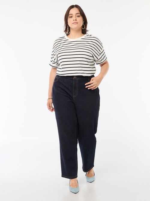Pantalon en jean stretch straight - Kiabi