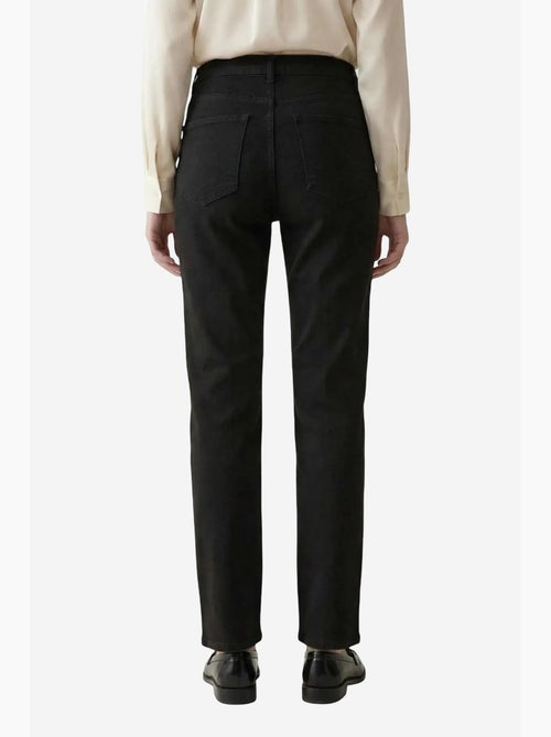 Pantalon en jean taille haute à jambes droites et poches my fashion - Kiabi