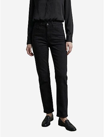 Pantalon en jean taille haute à jambes larges avec poches my fashion