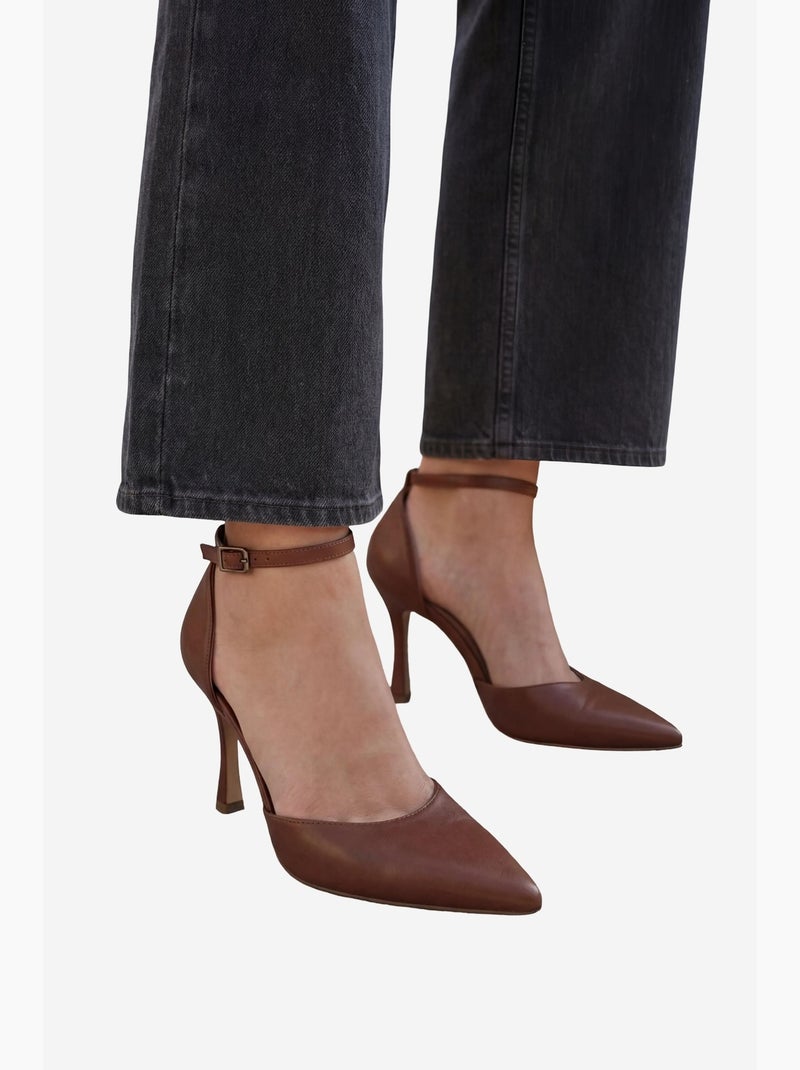 Pantalon en jean taille haute avec fermeture éclair my fashion Noir - Kiabi