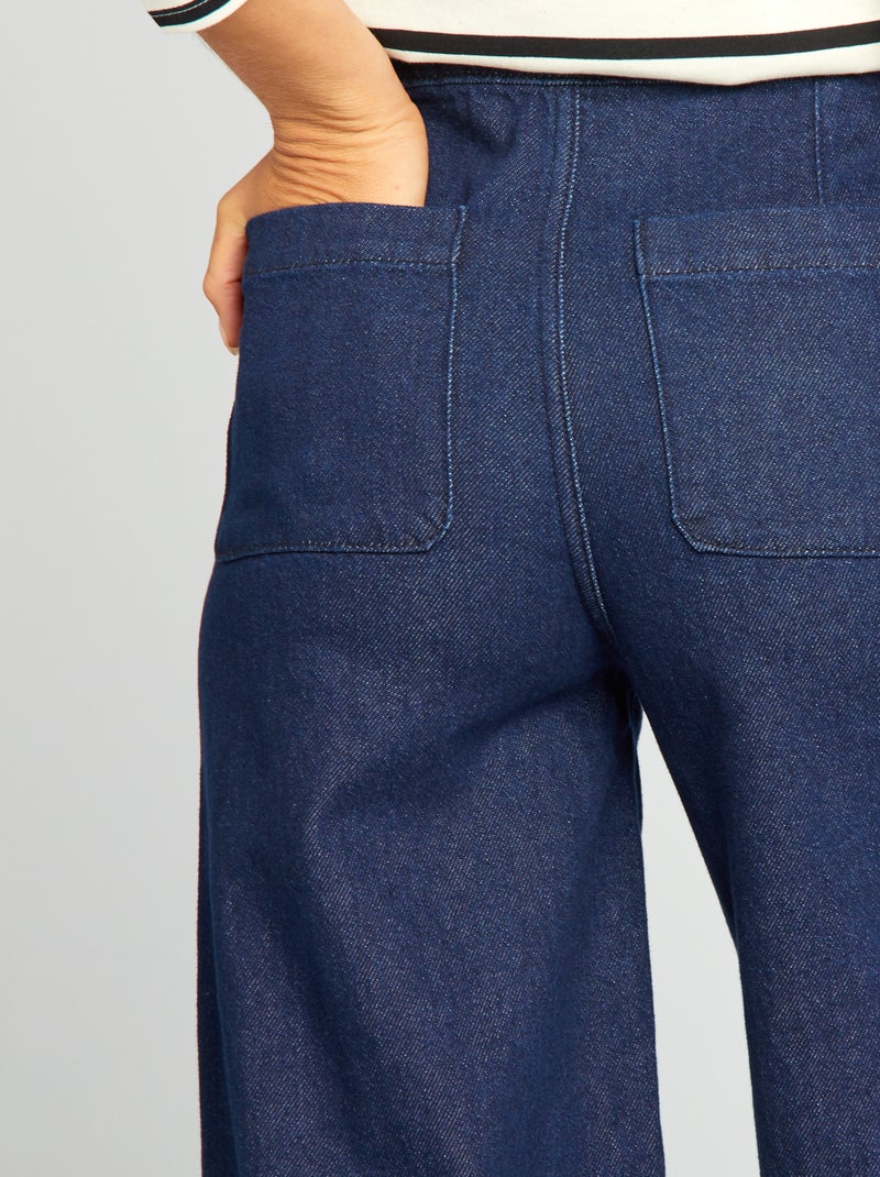 Pantalon Femme Cecil - Taille Moyenne, Jambes Fines, élastique Avec Cordon, Viscose Stretch
