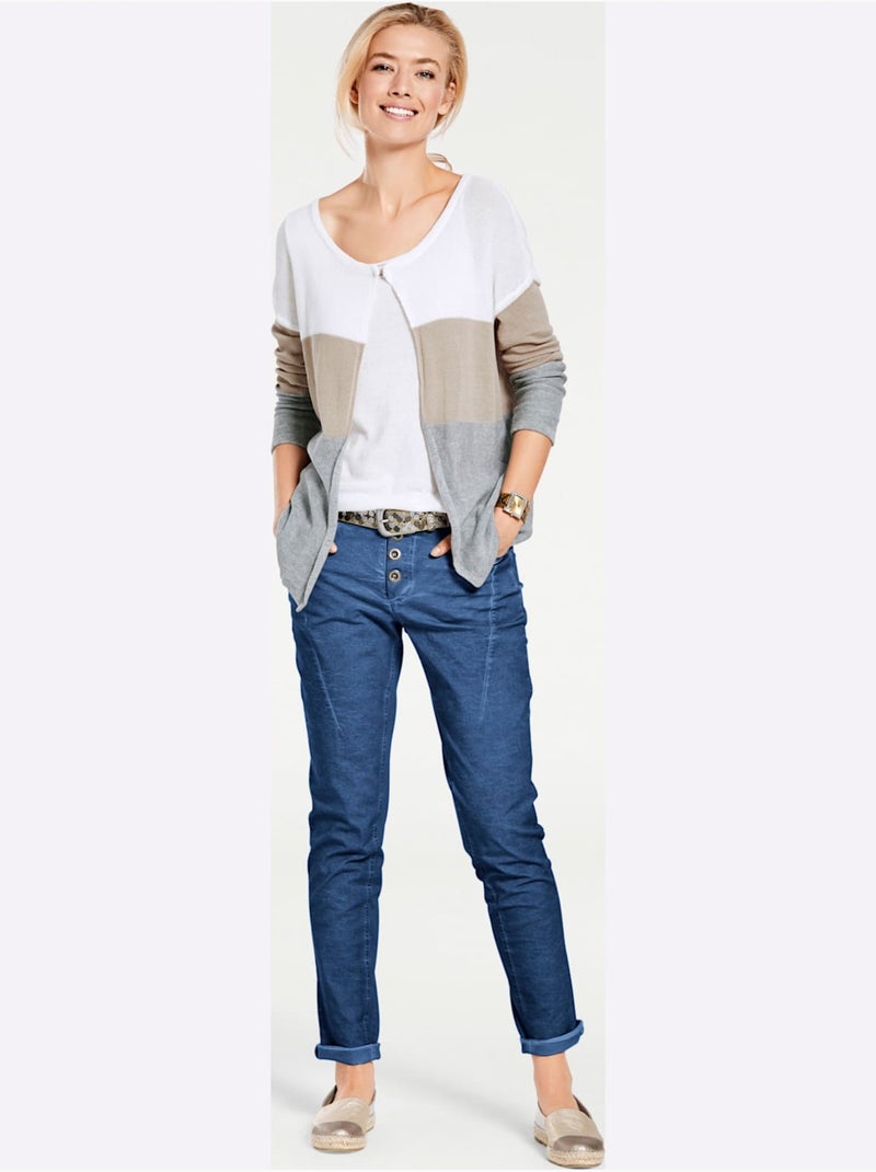 Pantalon en jersey - taille standard - helline Bleu - Kiabi