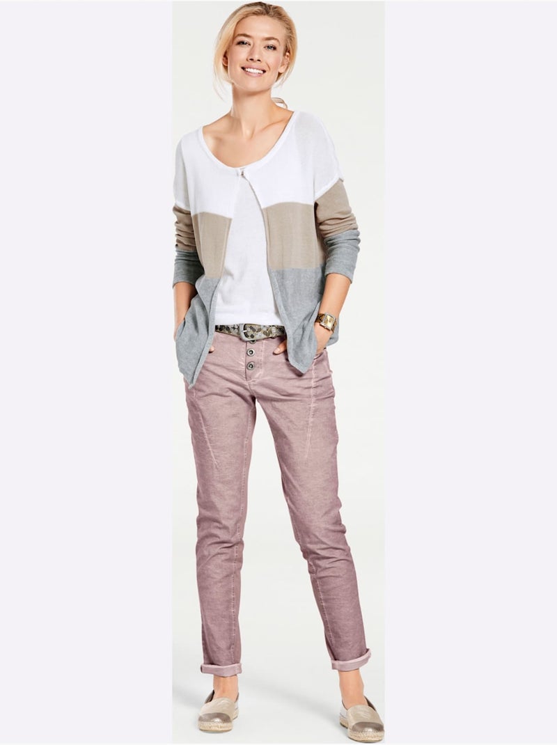 Pantalon en jersey - taille standard - helline Rose - Kiabi