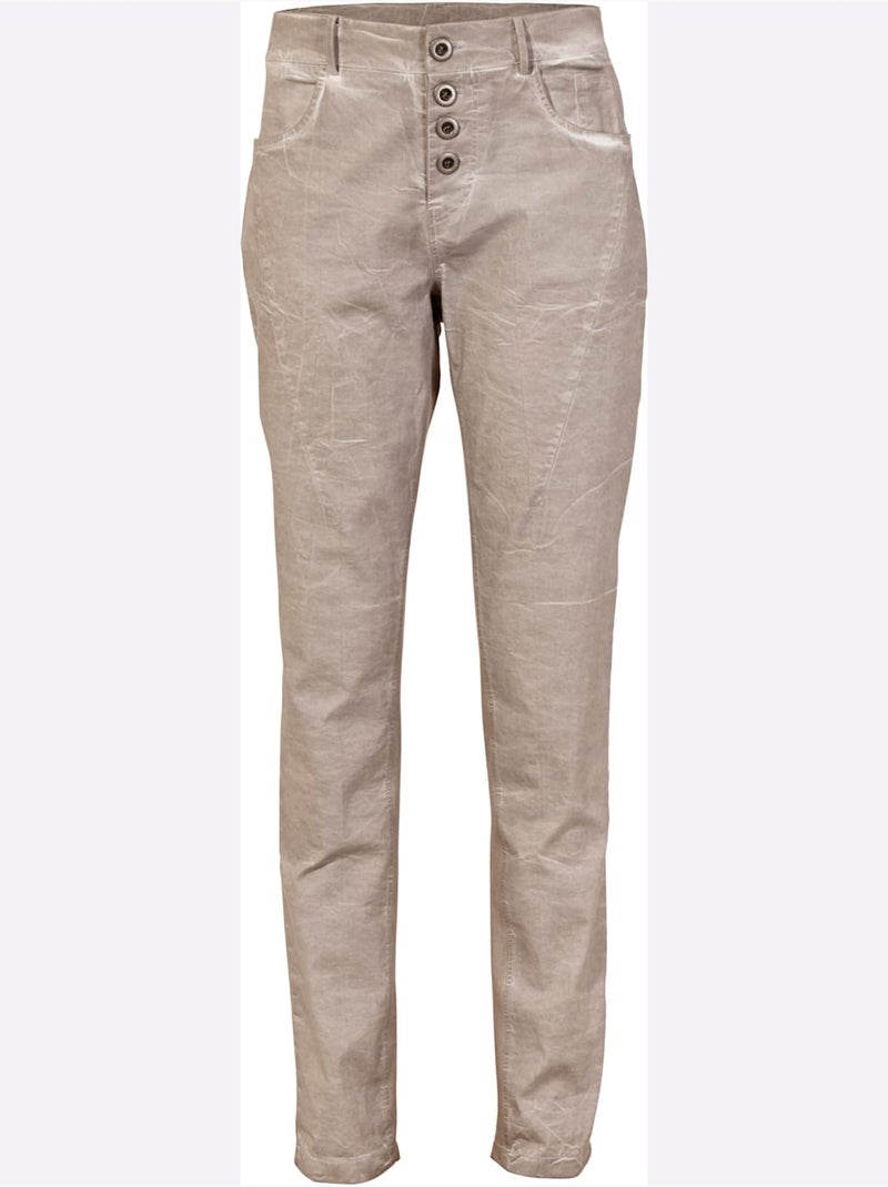 Pantalon en jersey - taille standard - helline Sable - Kiabi