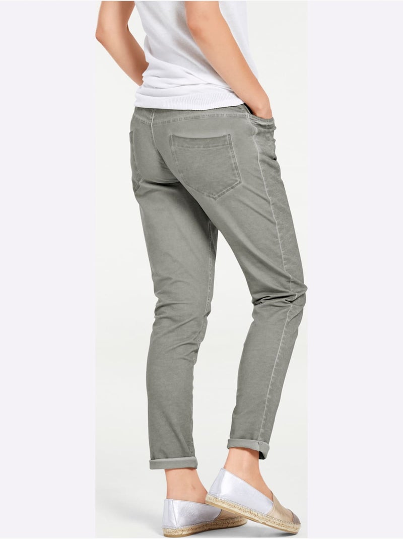 Pantalon en jersey - taille standard - helline Vert Sauge - Kiabi