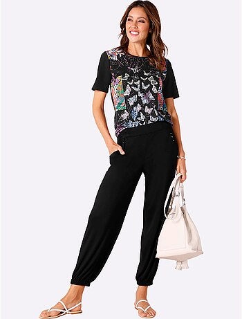 Pantalon en jersey - taille standard - moda vilona