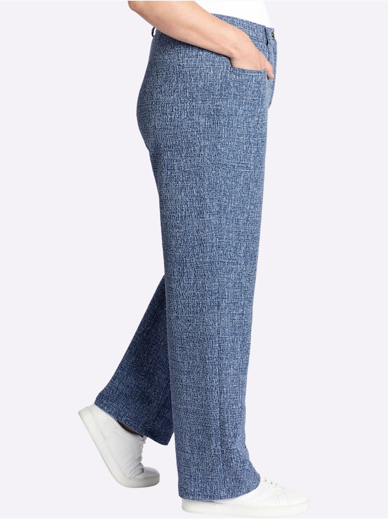 Pantalon En Jersey - Taille Standard - Sheego Bleu jean - Kiabi