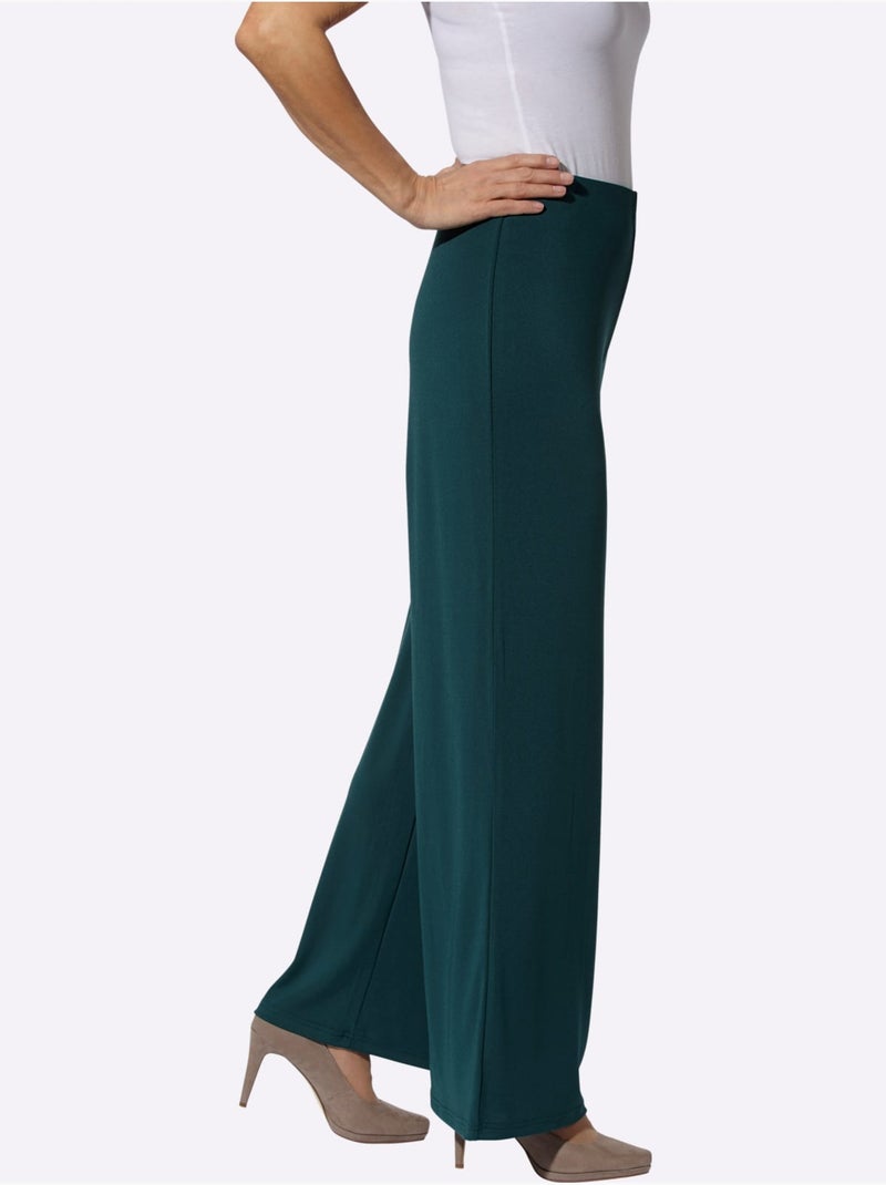Pantalon en jersey - taille standard - witt Bleu pétrole - Kiabi