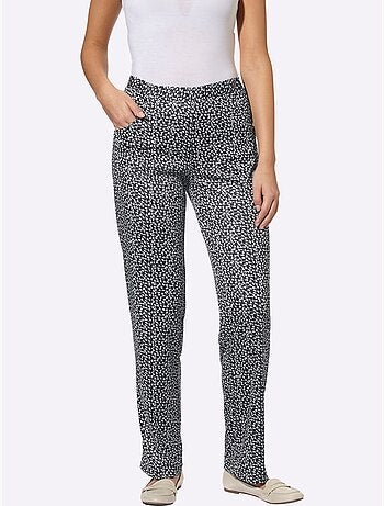 Pantalon En Jersey 3 Motifs Différents - Taille Standard - Moda Vilona
