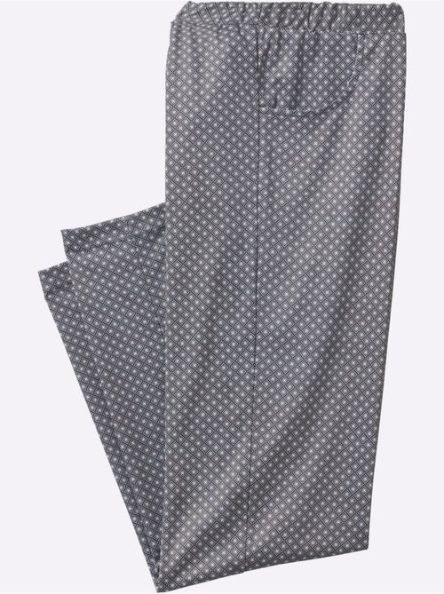 Pantalon En Jersey 3 Motifs Différents - Taille Standard - Moda Vilona - Kiabi Pantalon En Jersey 3 Motifs Différents - Taille Standard - Moda Vilona - Kiabi