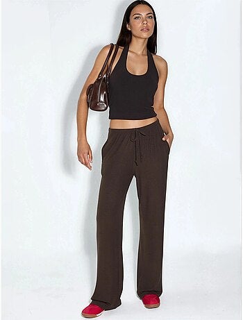 Pantalon en jersey à jambe large busem