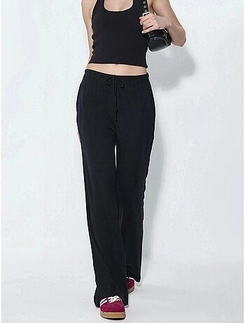 Pantalon en jersey à jambe large busem