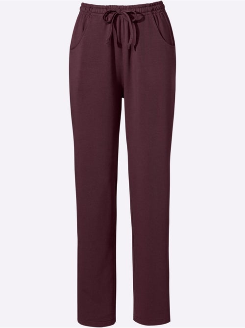 Pantalon en jersey avec ceinture élastique et 2 poches - Taille standard - Moda Vilona - Kiabi Pantalon en jersey avec ceinture élastique et 2 poches - Taille standard - Moda Vilona - Kiabi