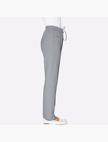 Pantalon en jersey avec ceinture élastique et poches avant - taille courte - moda vilona