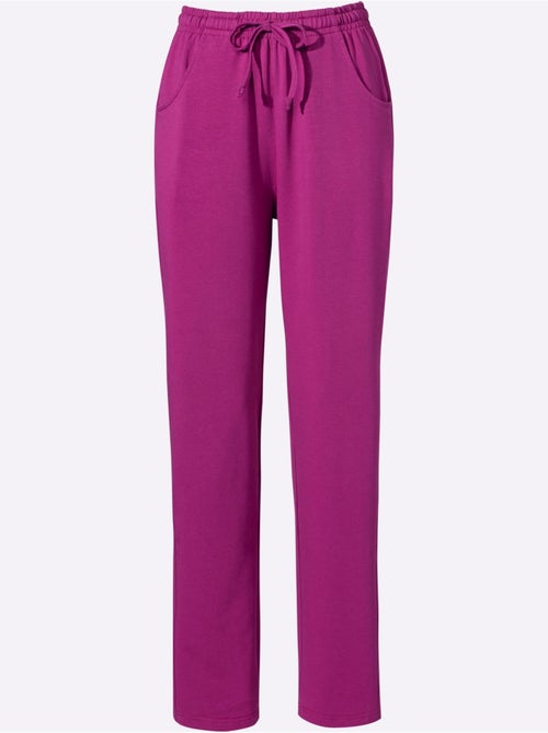 Pantalon en jersey avec ceinture élastique et poches - Taille courte - Moda Vilona - Kiabi Pantalon en jersey avec ceinture élastique et poches - Taille courte - Moda Vilona - Kiabi