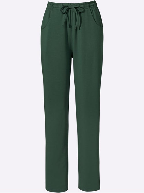 Pantalon en jersey avec ceinture élastique et poches devant - Taille standard - Moda Vilona - Kiabi Pantalon en jersey avec ceinture élastique et poches devant - Taille standard - Moda Vilona - Kiabi