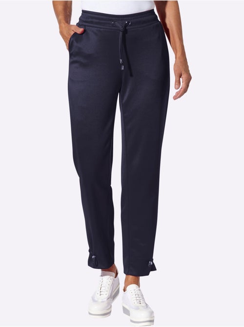 Pantalon en jersey avec ceinture élastique et poches devant - Taille standard - Moda Vilona - Kiabi