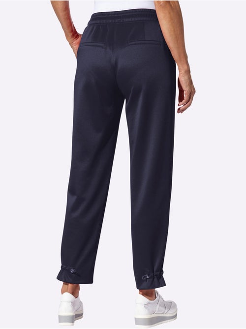 Pantalon en jersey avec ceinture élastique et poches devant - Taille standard - Moda Vilona - Kiabi