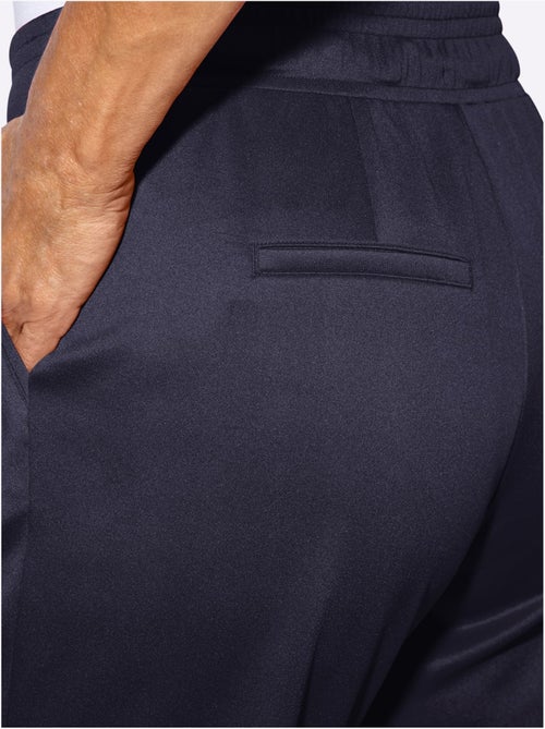 Pantalon en jersey avec ceinture élastique et poches devant - Taille standard - Moda Vilona - Kiabi