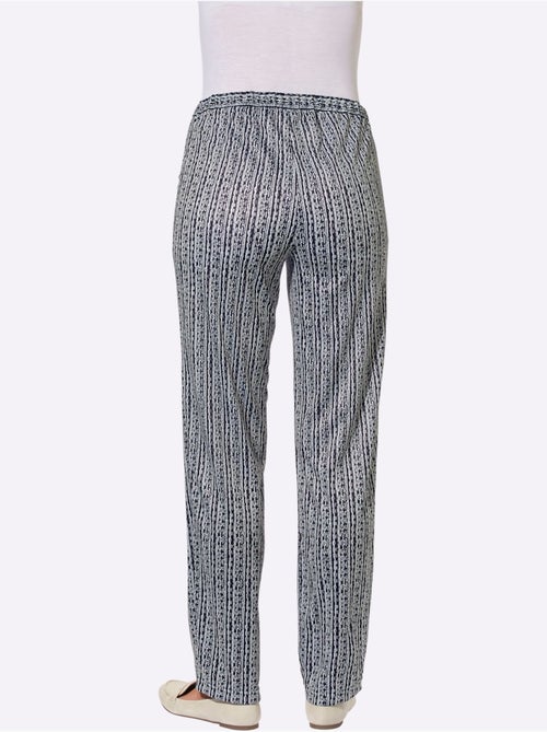 Pantalon en jersey avec ceinture élastique et poches latérales - Taille standard - Moda Vilona - Kiabi