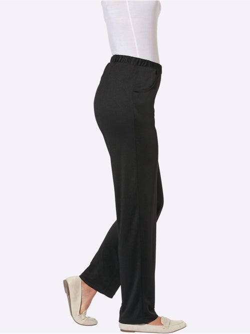 Pantalon en jersey avec ceinture élastique et poches latérales - Taille standard - Moda Vilona - Kiabi