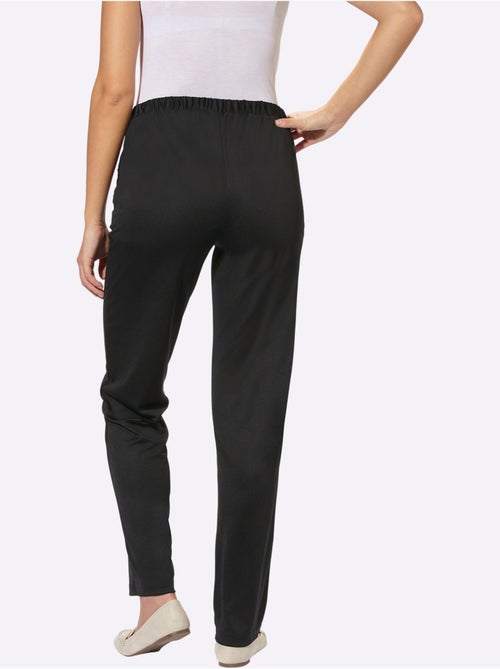 Pantalon en jersey avec ceinture élastique et poches latérales - Taille standard - Moda Vilona - Kiabi