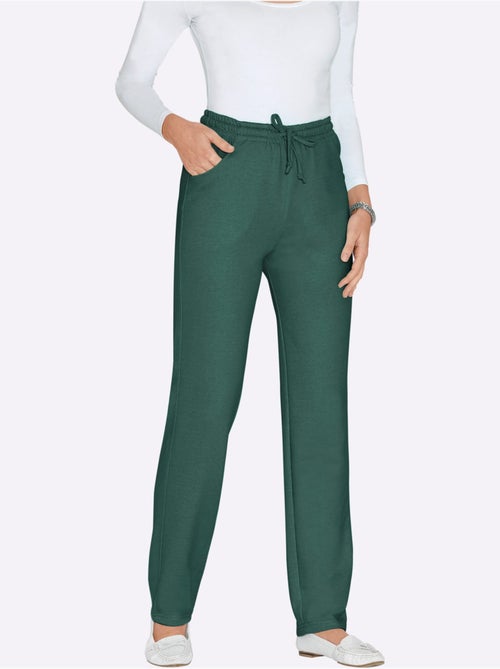 Pantalon en jersey avec ceinture élastique et poches pratiques - Taille courte - Moda Vilona - Kiabi Pantalon en jersey avec ceinture élastique et poches pratiques - Taille courte - Moda Vilona - Kiabi