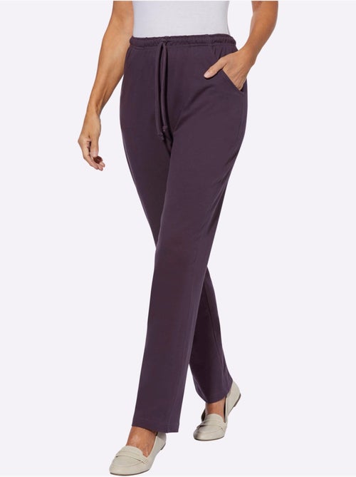 Pantalon en jersey avec ceinture élastique et poches pratiques - Taille standard - Moda Vilona - Kiabi Pantalon en jersey avec ceinture élastique et poches pratiques - Taille standard - Moda Vilona - Kiabi