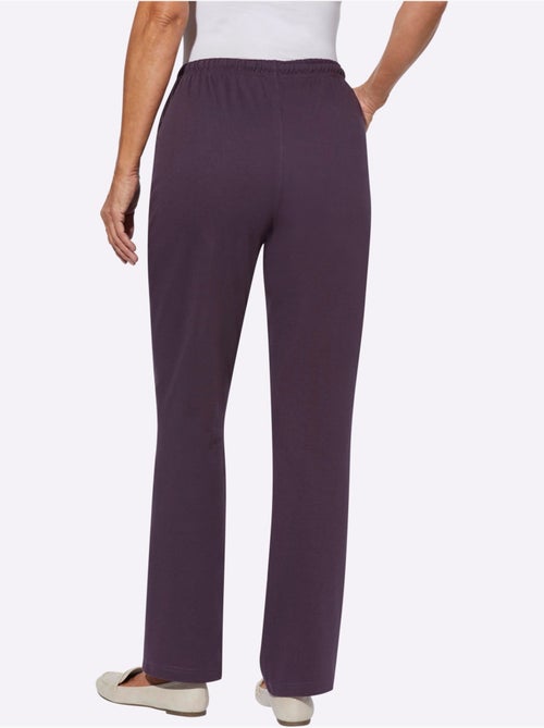 Pantalon en jersey avec ceinture élastique et poches pratiques - Taille standard - Moda Vilona - Kiabi Pantalon en jersey avec ceinture élastique et poches pratiques - Taille standard - Moda Vilona - Kiabi