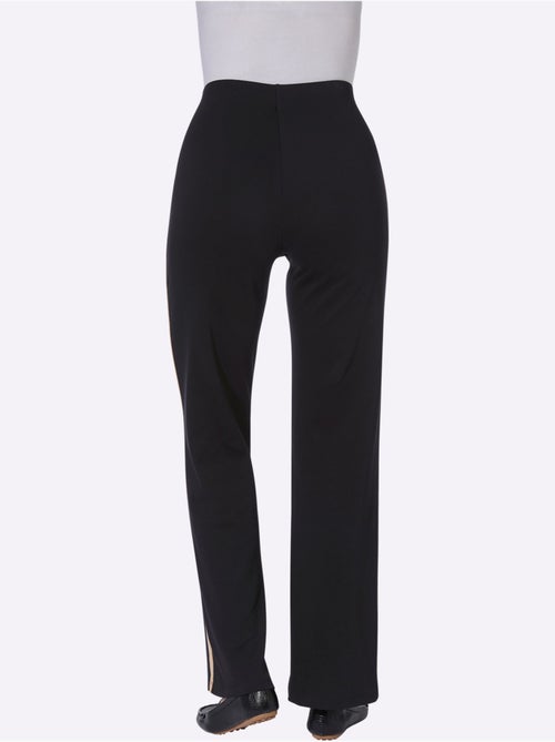 Pantalon en jersey avec ceinture élastique et rayure latérale - taille standard - moda vilona - Kiabi