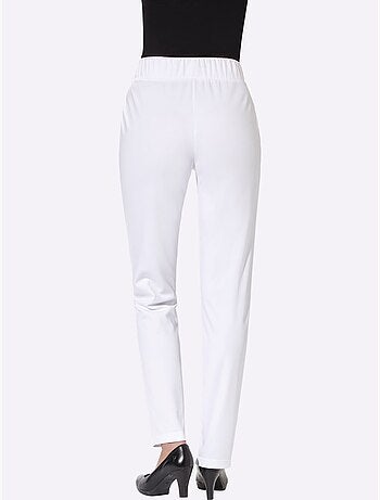 Pantalon en jersey avec poches et ceinture élastique - Taille standard - Moda Vilona