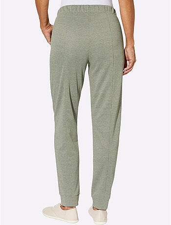 Pantalon En Jersey Bel Aspect Chiné - Taille Standard - Moda Vilona