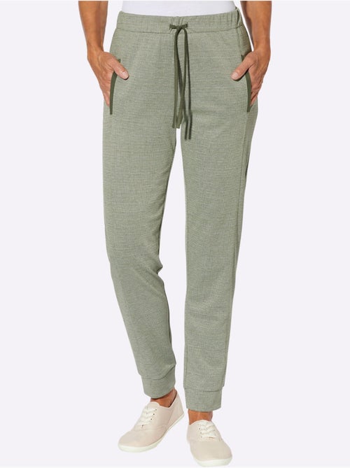 Pantalon En Jersey Bel Aspect Chiné - Taille Standard - Moda Vilona - Kiabi Pantalon En Jersey Bel Aspect Chiné - Taille Standard - Moda Vilona - Kiabi